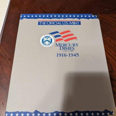 Mercury dime book incomplete