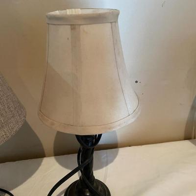 TWO TABLE TOP LAMPS