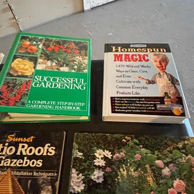 BOOKS ON GARDENING AND OUTDOOR STRUCTURES