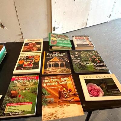 BOOKS ON GARDENING AND OUTDOOR STRUCTURES