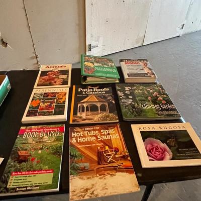 BOOKS ON GARDENING AND OUTDOOR STRUCTURES