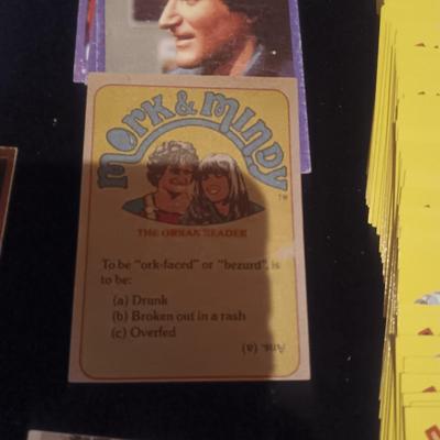 MORK & MINDY, ROBOCOP 2 AND MORE TRADING CARDS