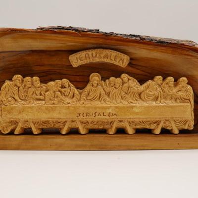 Jerusalem Last Supper on Wood
