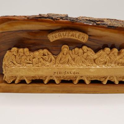 Jerusalem Last Supper on Wood
