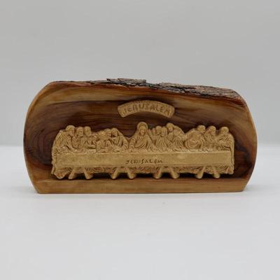 Jerusalem Last Supper on Wood