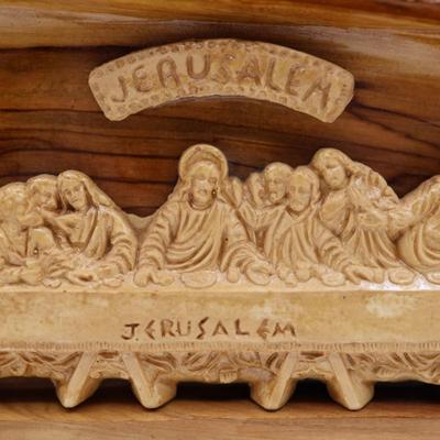 Jerusalem Last Supper on Wood