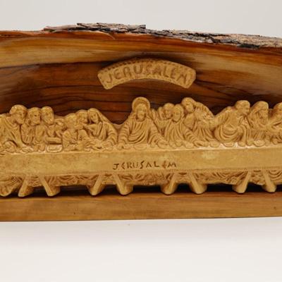 Jerusalem Last Supper on Wood