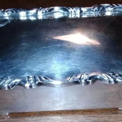 Sterling silver box 296 g