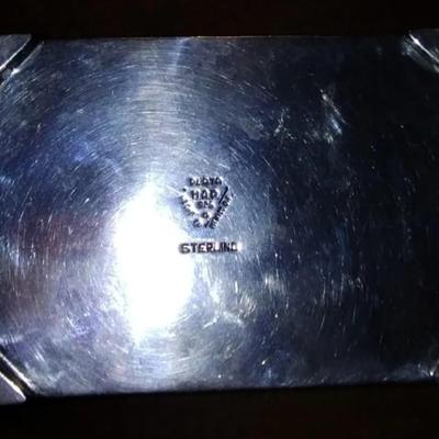 Sterling silver box 296 g