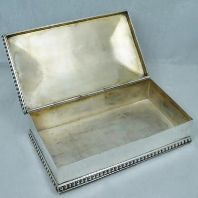 Sterling silver box 252 g