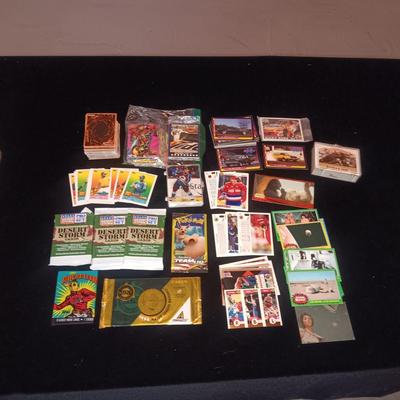 STAR WARS, POKEMON, DESERT STORM, SPORTS AND MORE TRADING CARDS