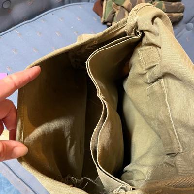 Antique US military back pack