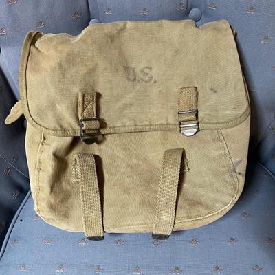 Antique US military back pack