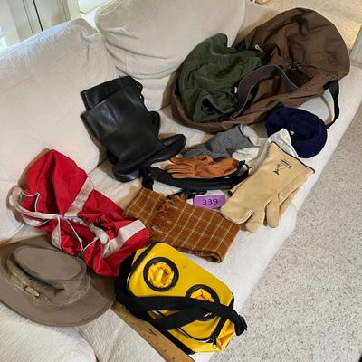 Duffle full of accessories