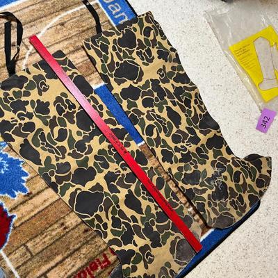 Camo over the boot waders