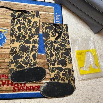 Camo over the boot waders