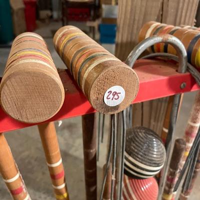 Vintage Croquet Set