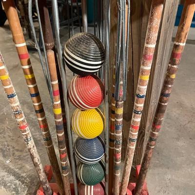 Vintage Croquet Set