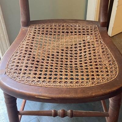 Vintage Cane Seat Chair | Lot Two