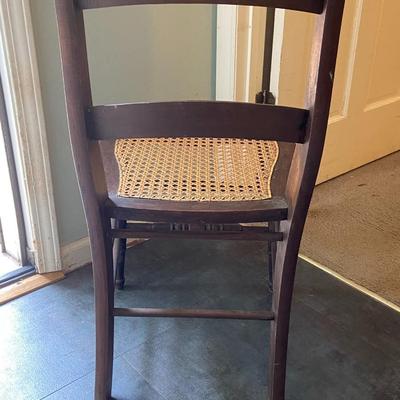 Vintage Cane Seat Chair | Lot Three