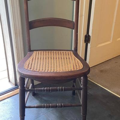 Vintage Cane Seat Chair | Lot Three
