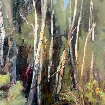 Sangre Aspen by Mary Dunn oil painting