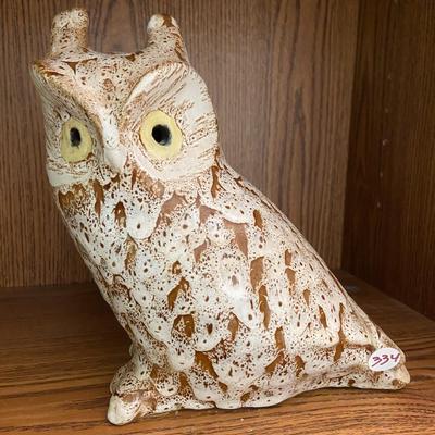 Pottery Owl Scupture
