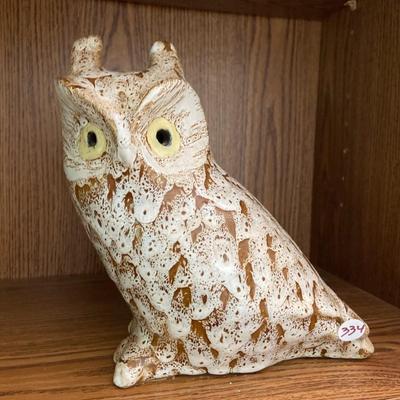 Pottery Owl Scupture