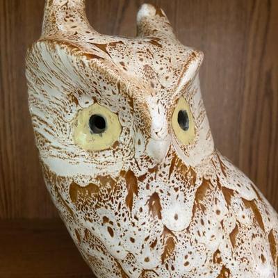 Pottery Owl Scupture