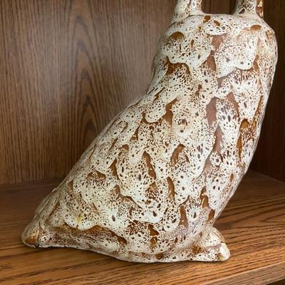 Pottery Owl Scupture