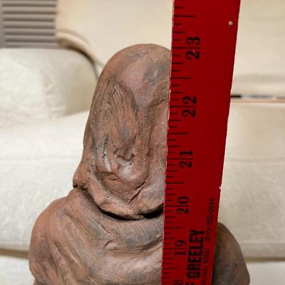 Monk statue