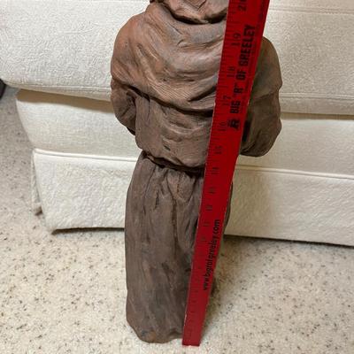 Monk statue