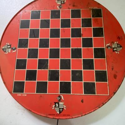 Vintage Ohio Art Chinese Checkers Tin