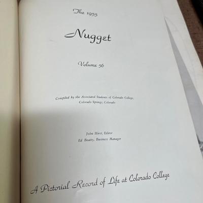 Colorado College Nugget Year Books