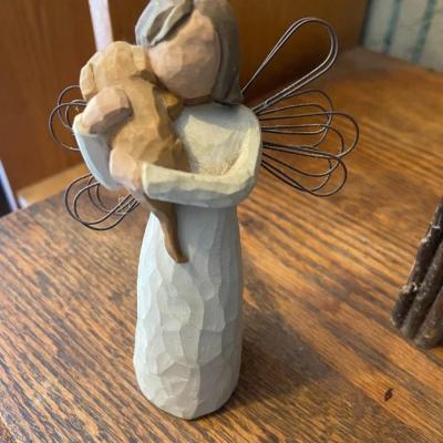 Three Willow Tree Angel Figurines
