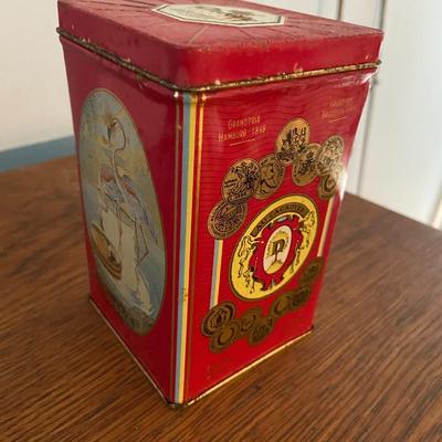 Vintage Droste Dutch Cocoa 125th Anniversary Tin 1863-1988