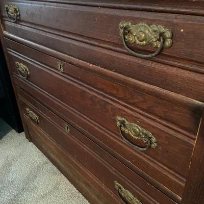 Vintage Three Drawer Chest of Drawers