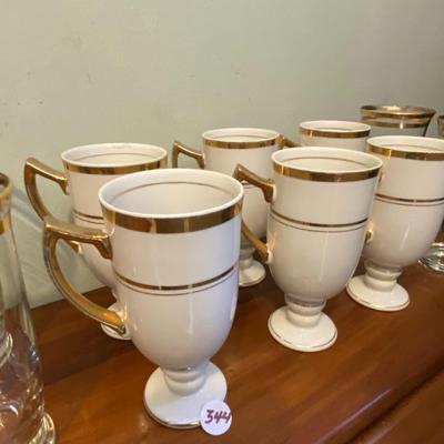 Gold Rimmed Empire Glassware
