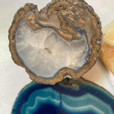 Small Collection of Geodes and Gems