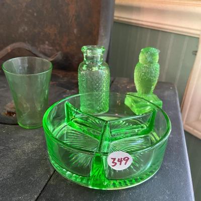 Vintage Vaseline/Uranium Glass