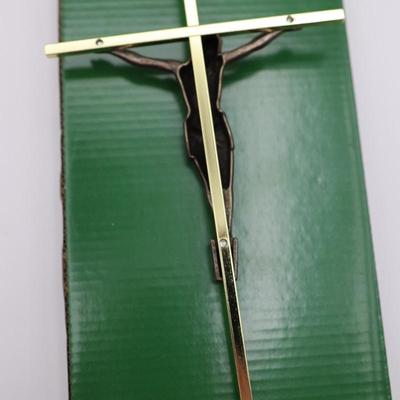 Six Wood & Metal Wall Mount Crucifixes
