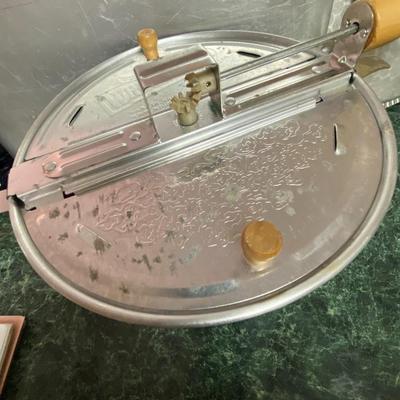 Vintage Popcorn Maker and Trays