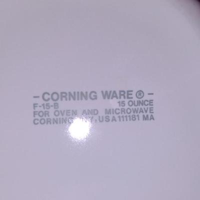Collection of French White Corning Ware-