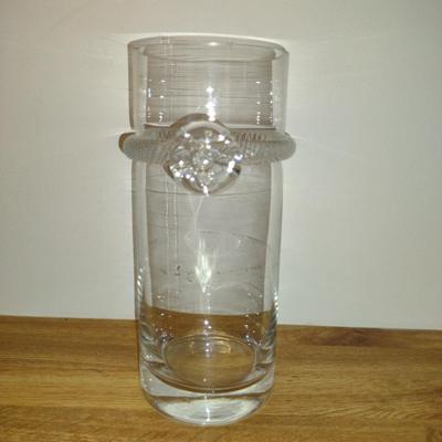 Krosno Poland Glass Vase- Approx 10 1/4" Tall