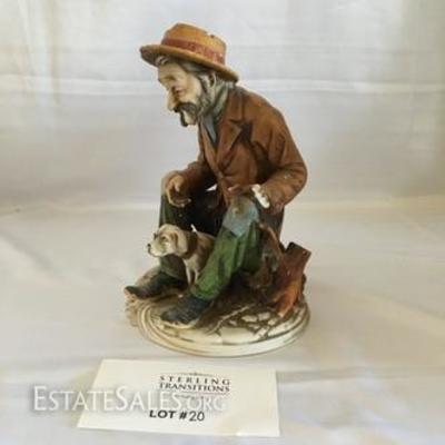 LOT 20- Porcelain Figurines and Music Box