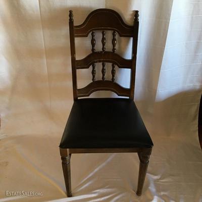 Lot 2 - Set of Five Wood Chairs