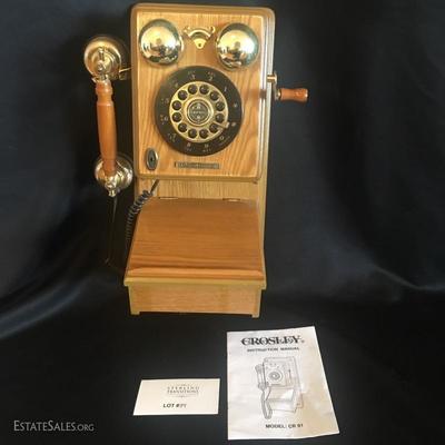 LOT 54- Crosley Wall Mounted Telephone