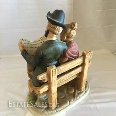 LOT 20- Porcelain Figurines and Music Box