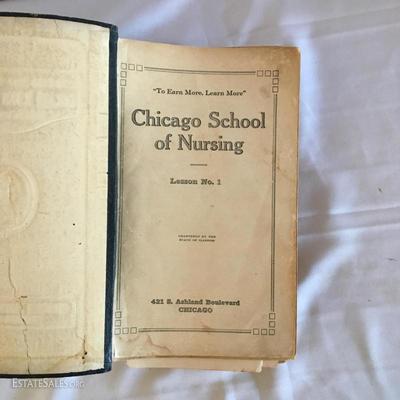 LOT 8 - Chicago School Of Nursing Book