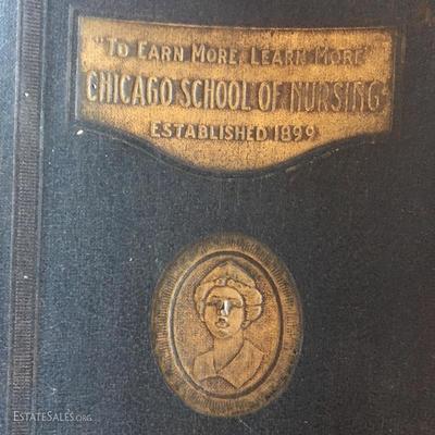 LOT 8 - Chicago School Of Nursing Book